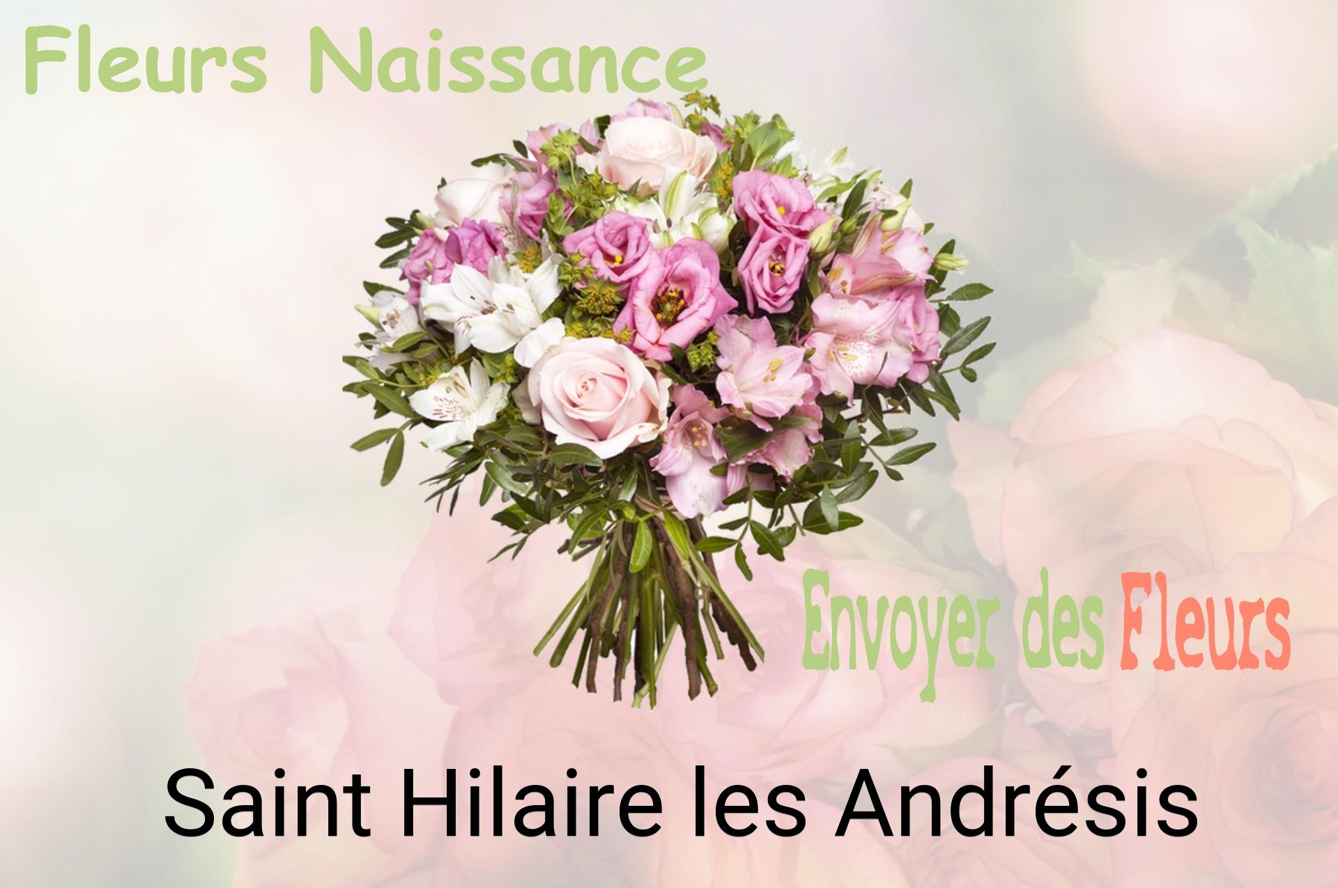 Bouquet de fleurs de naissance livré à Saint-Hilaire-les-Andrésis